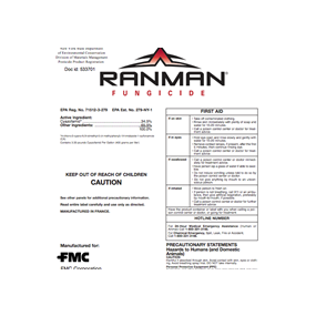 Ranman Fungicide (cyazofamid)