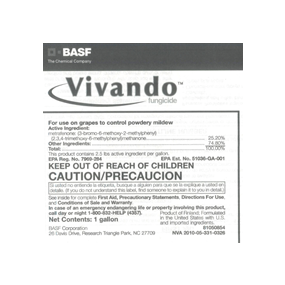 Vivando Fungicide (metrafenone)