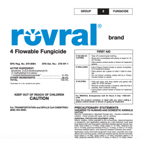 Rovral Brand 4 Flowable Fungicide (iprodione)